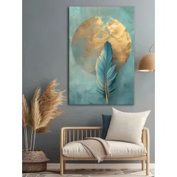 999Store Green & Yellow Canvas Wall Art-picture-20