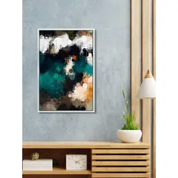 999Store Green Black & White Printed Framed Wall Art-picture-19