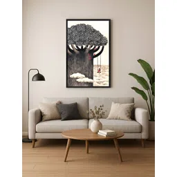 999Store Grey & Black Floral and Botanical Canvas Wall Art-image-28