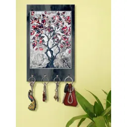 999Store Grey & Red MDF  Key Holder - Set of 1-picture-25