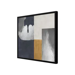 999Store Grey & White Canvas Abstract Painting Wall Art image 2