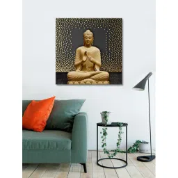 999store Grey & Yellow Buddha Background & Wall Paintings-picture-203