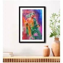 999store Lord Buddha Multicolour Vinyl Painting-picture-12