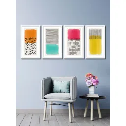 999store Multicolor Abstract Line Canvas-picture-38