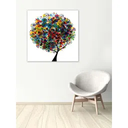 999store Multicolor Abstract Tree Symbol Of Nature Canvas Painting-picture-171