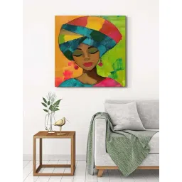 999Store Multicolor Canvas Colorful Portrait Wrapped Painting-picture-15
