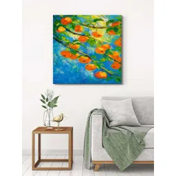 999Store Multicolor Canvas Orange Orchard Wrapped Painting-picture-20