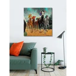 999store Multicolor Horse Riding Wall Painting-picture-127