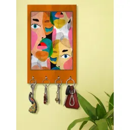 999Store Multicolour MDF Decorative Wall Mount Key Holder - Set of 1-picture-16