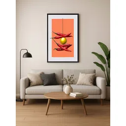 999Store Orange & Black 1 Piece Canvas Other Wall Paintings-picture-30