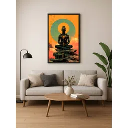 999Store Orange & Green Canvas Wall Paintings-picture-38