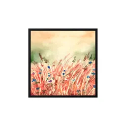 999Store Peach & Green Canvas Floral And Botanical Painting Wall Art-picture-21