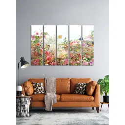 999Store Printed Multicolor MDF 5 Panels Wall Art-picture-27