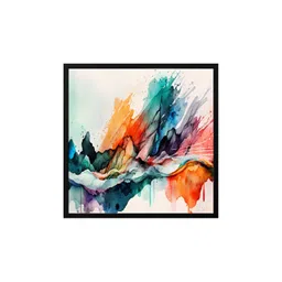 999Store White & Blue Canvas Abstract Painting Wall Art-picture-25