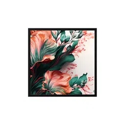 999Store White & Green Canvas Floral And Botanical Painting Wall Art-picture-30