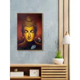 999Store Yellow & Brown Printed Framed  Wall Art-picture-34