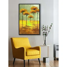 999Store Yellow Canvas Tree With Background Abstract Wall Painting-picture-17