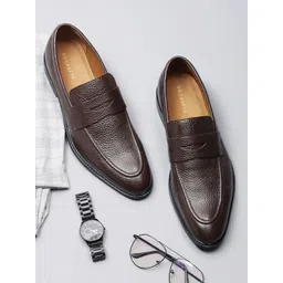 99CRAFTS Men Leather Formal Slip-On Shoes-picture-12