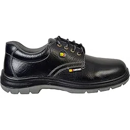 9k Nine-k Panther Steel Toe Safety Shoes Made with Apollo Leather, Anti-Slip PU Sole, Soft EVA Footbed, and 200J Impact-Resistant Toe Cap for Industrial Safety and All-Day Comfort.-picture-11
