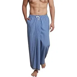 9p6 | Men's Cotton Elastic Lungi with Pocket | Soft & Comfortable Fit | All-Day Comfort By Rahu Overseas-picture-16