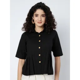 9rasa Black Solid Shirt-picture-35