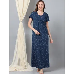 9shines Label Printed Maxi Nightdress-picture-11