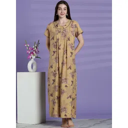 9shines Label Printed Maxi Nightdress-picture-23