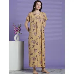 9shines Label Printed Maxi Nightdress image 4