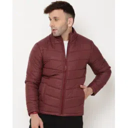 9ty3ree Men Quilted Regular Fit Puffer Jacket-picture-20