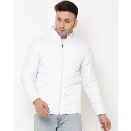 9ty3ree Men Regular Fit Zip-Front Puffer Jacket image 1