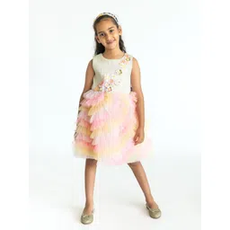 A Little Fable Girls Layered A-Line Dress-picture-33