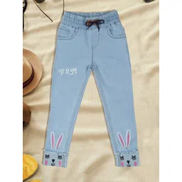 A-Okay Boys High-Rise Acid Wash Embroidered Stretchable Clean Look Jeans-picture-11