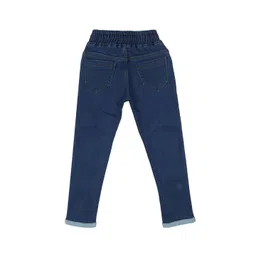 A-Okay Boys Slim Fit High-Rise Clean Look Embroidered Jeans image 4