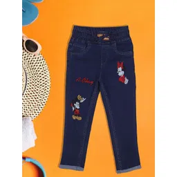 A-Okay Boys Slim Fit High-Rise Embroidered Clean Look Jeans-picture-24