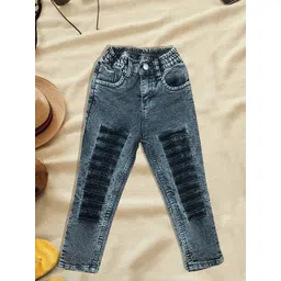 A-Okay Boys Slim Fit High-Rise Heavy Fade Ripped Stretchable Jeans-picture-12