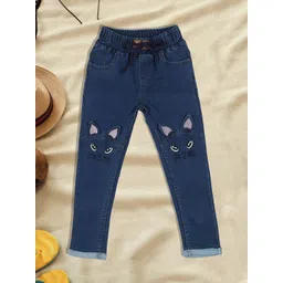 A-Okay Kids Applique Slim Fit High-Rise Clean Look Jeans-picture-57