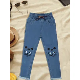 A-Okay Kids Applique Slim Fit High-Rise Clean Look Jeans-picture-43