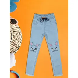 A-Okay Kids Clean Look Embroidered Slim Fit Denim Jeans-picture-15