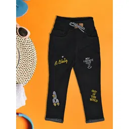 A-Okay Kids Clean Look Embroidered Slim Fit Denim Jeans-picture-16