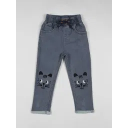 A-Okay Kids Embroidered Slim Fit Cotton High-Rise Jeans-picture-27