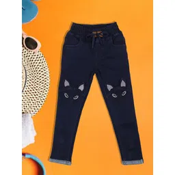 A-Okay Kids Embroidered Slim Fit Mid-Rise Jeans-picture-34