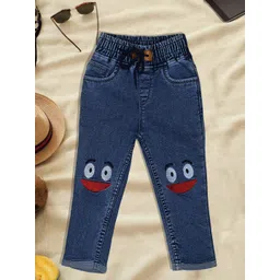 A-Okay Kids Slim Fit High-Rise Applique Stretchable Jeans-picture-42