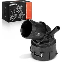 A-Premium Engine Coolant Hose Connector Compatible with Select Volkswagen Models - Jetta 2005-2013, Golf 2010-2013, Beetle 2006-2010, Rabbit 2006-2009-picture-24