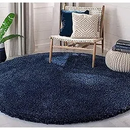 A R Creations Anti Skid 100% Polyster Rug Round Carpet Bedside Runner Doormat for Living Room, Bed Room, Home,Bedroom (Multi, 2x2 Feet)-picture-21