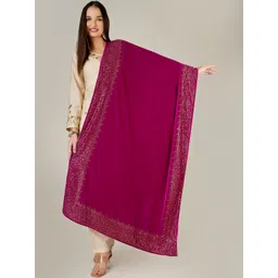 A R SILK DUPATTA HUB Velvet Dupatta with Mukaish-picture-29