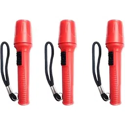 a. sharif A. SHARIF™ MASHAAL LED Torch Popular Flashlight 0.5-Watt Power LED, Unbreakable Front Cover Glass, Bright LED Light, Torch with 2 AA Battery (Pack of 3)-picture-54