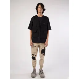 A Skating Monk by Woodland Black Regular Fit Solid Jacket-picture-16