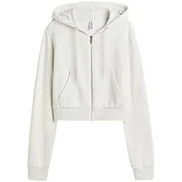 a to z creation Solid Black Hooded Neck Long Sleeves Zipper Jacket for Women's-picture-34