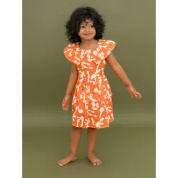 A Toddler Thing Girls Print Fit & Flare Dress-picture-34