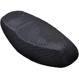 A2D Black Mesh Net Bike Seat Cover Cushion for Sweat Free Comfortable Riding for Bajaj Discover 125 ST-picture-15